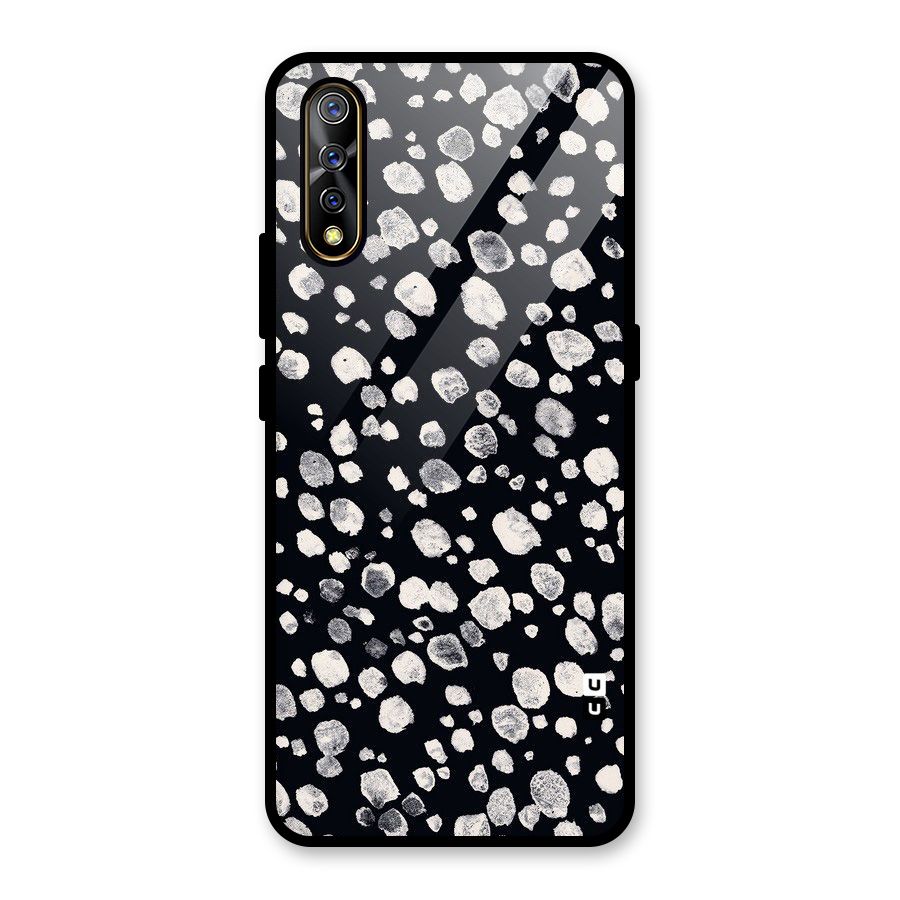 Classic Rocks Pattern Glass Back Case for Vivo S1