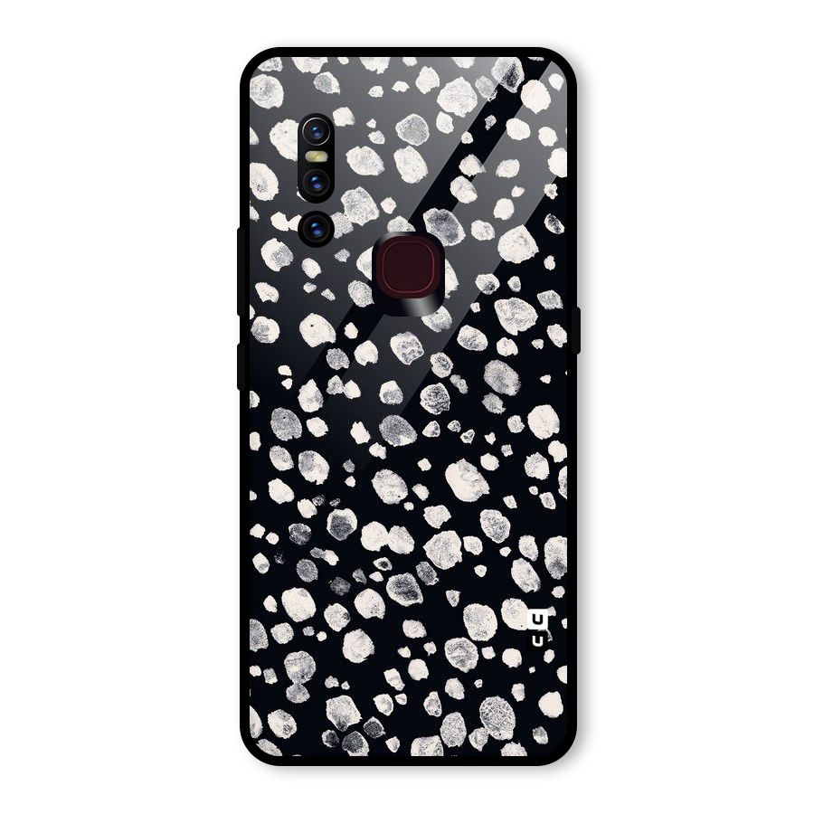 Classic Rocks Pattern Glass Back Case for Vivo V15
