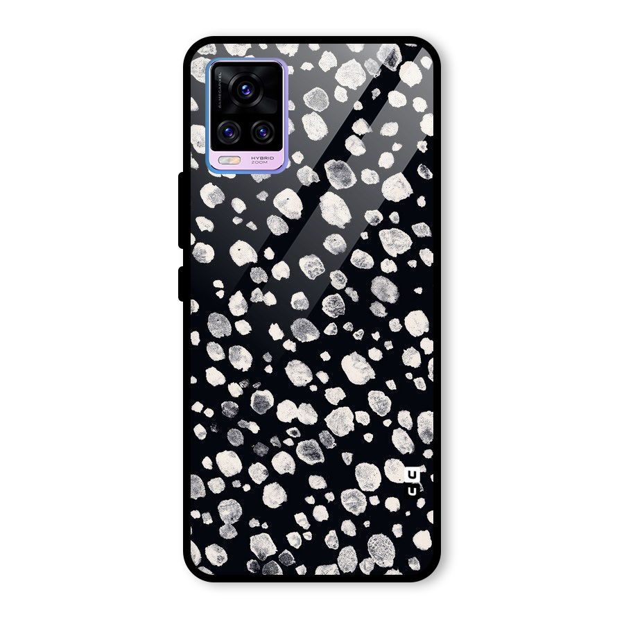 Classic Rocks Pattern Glass Back Case for Vivo V20 Pro