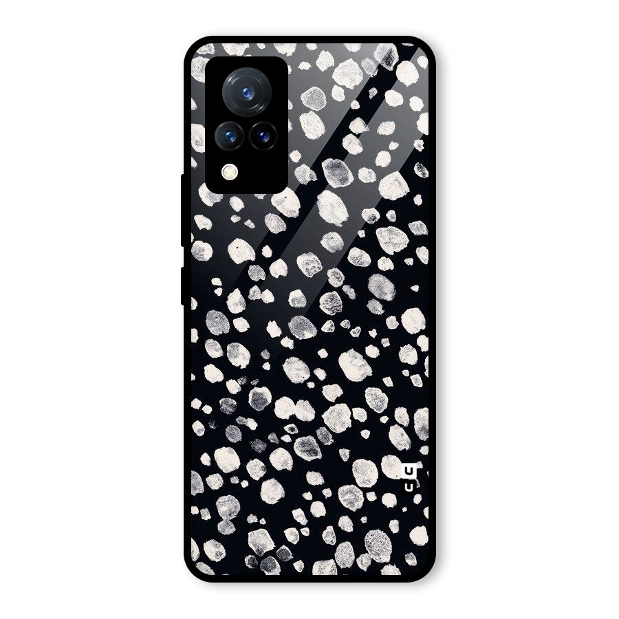 Classic Rocks Pattern Glass Back Case for Vivo V21 5G