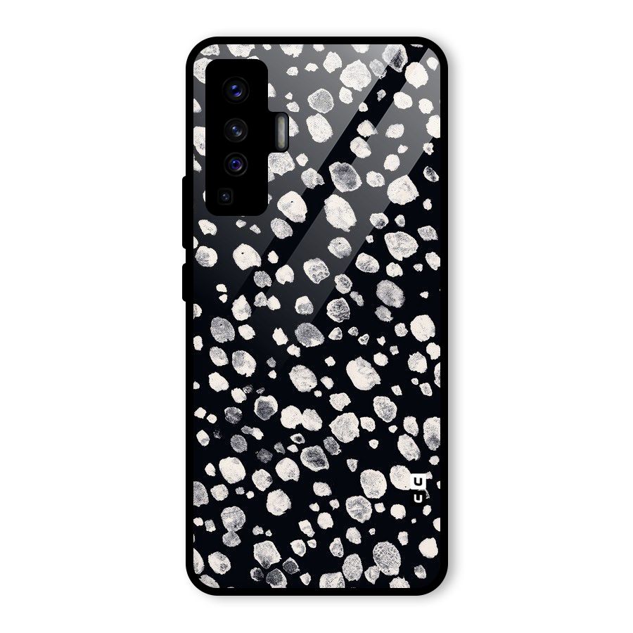 Classic Rocks Pattern Glass Back Case for Vivo X50