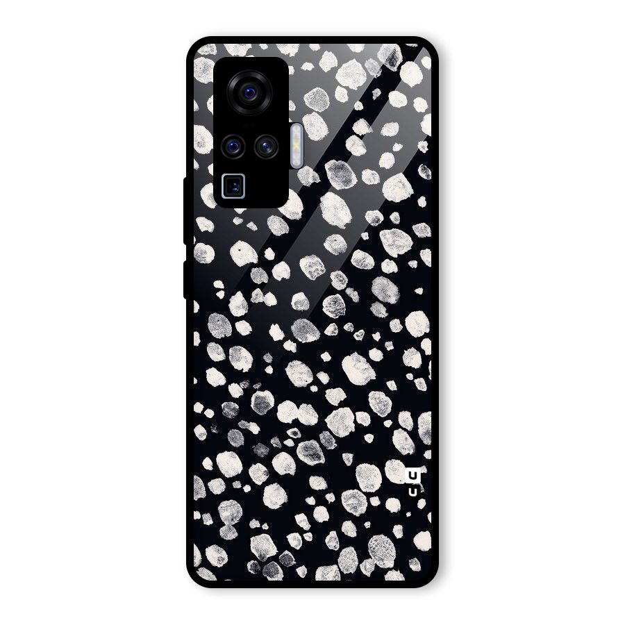 Classic Rocks Pattern Glass Back Case for Vivo X50 Pro