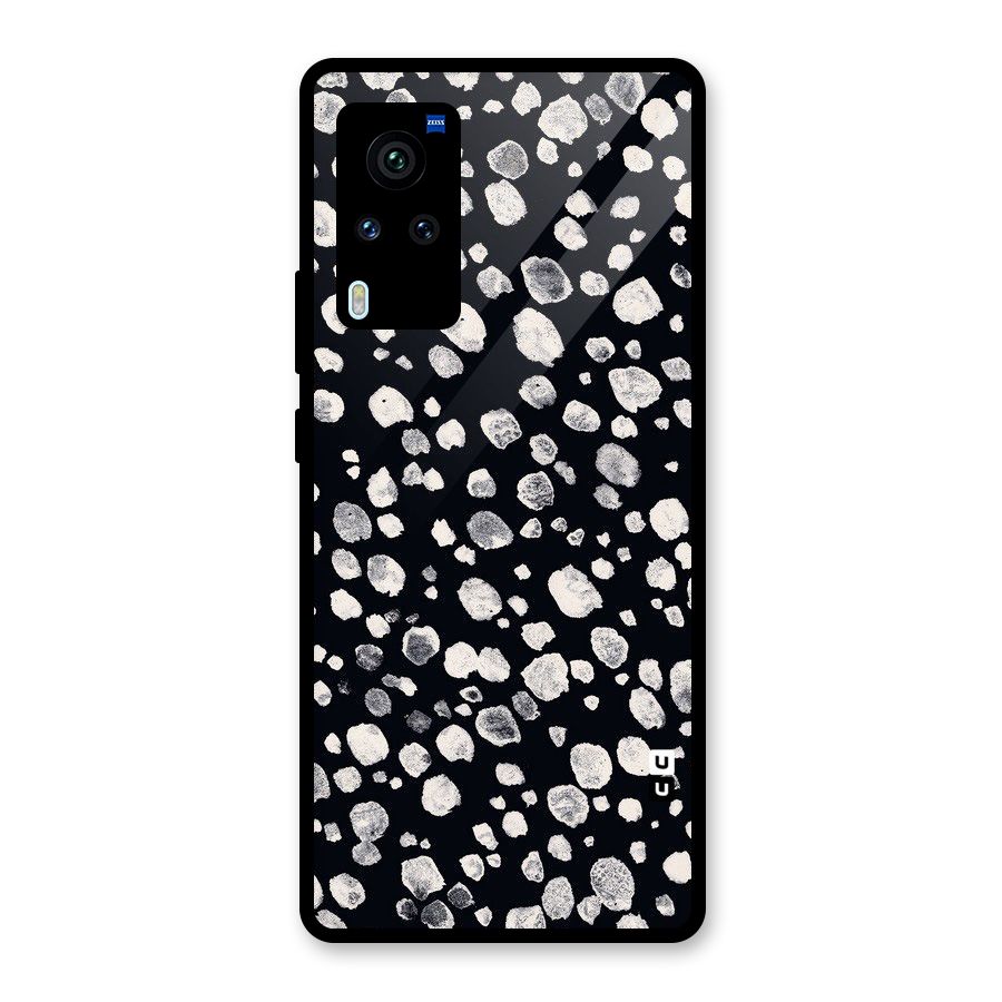 Classic Rocks Pattern Glass Back Case for Vivo X60 Pro