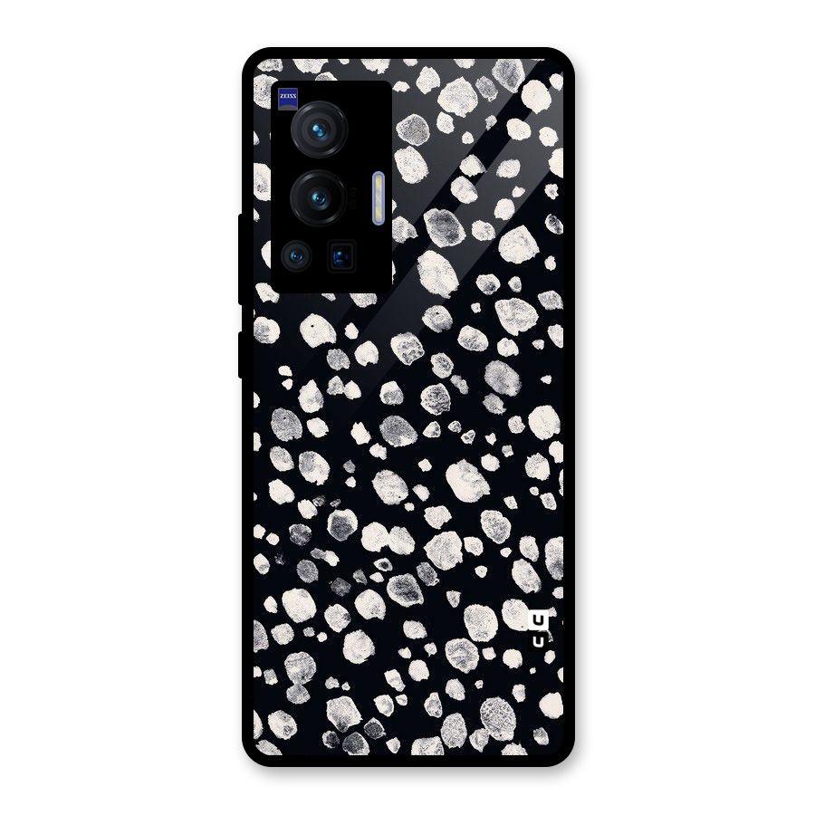 Classic Rocks Pattern Glass Back Case for Vivo X70 Pro