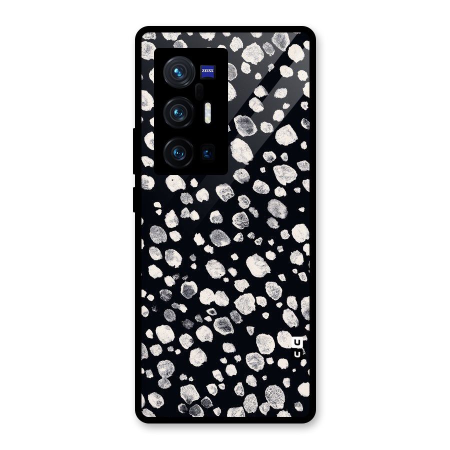 Classic Rocks Pattern Glass Back Case for Vivo X70 Pro Plus