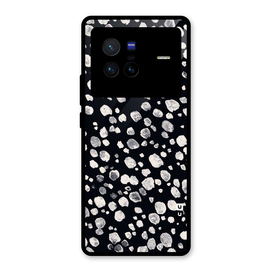 Classic Rocks Pattern Glass Back Case for Vivo X80