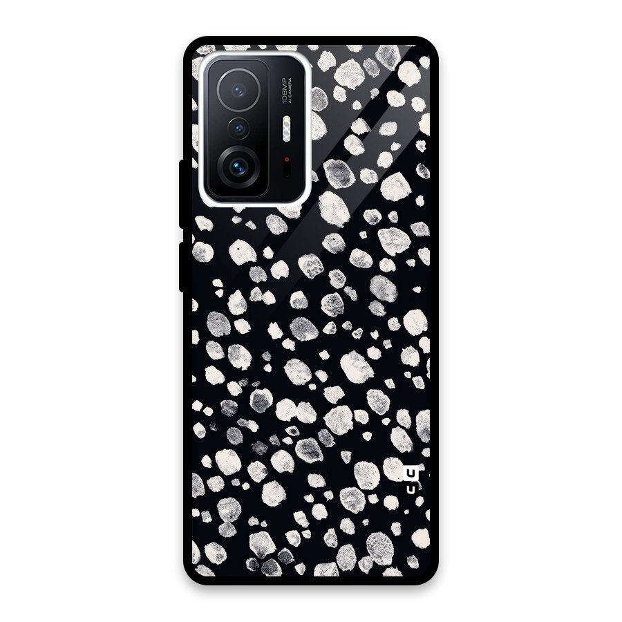 Classic Rocks Pattern Glass Back Case for Xiaomi 11T Pro