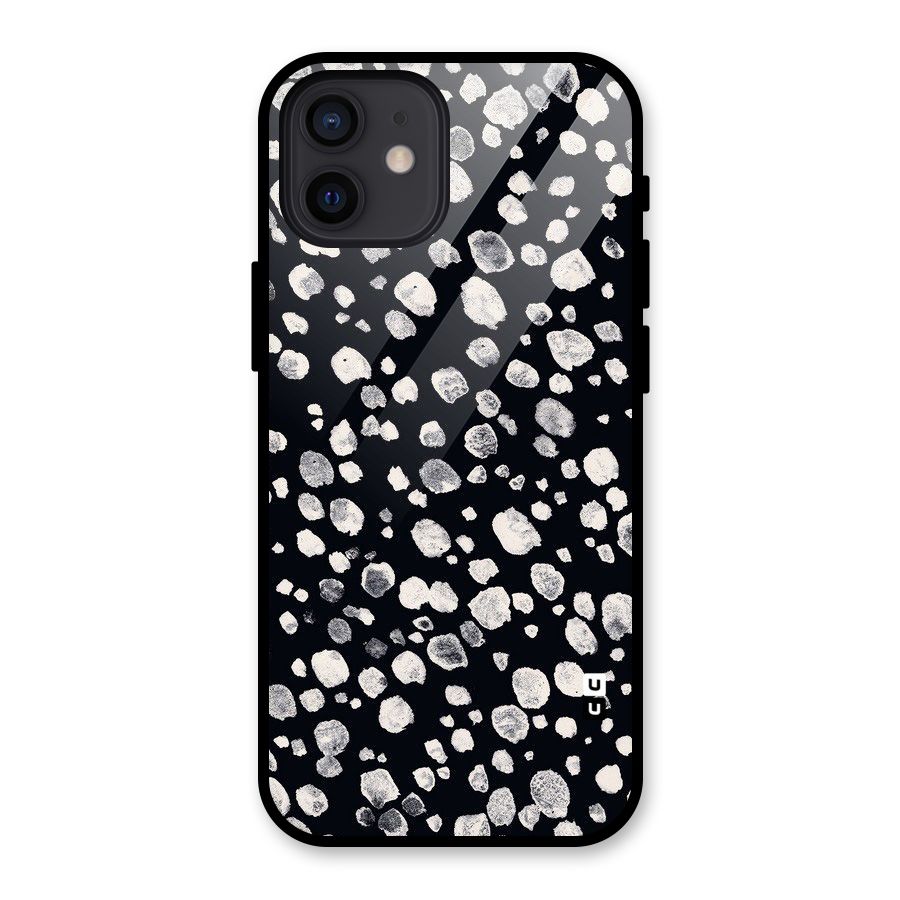 Classic Rocks Pattern Glass Back Case for iPhone 12