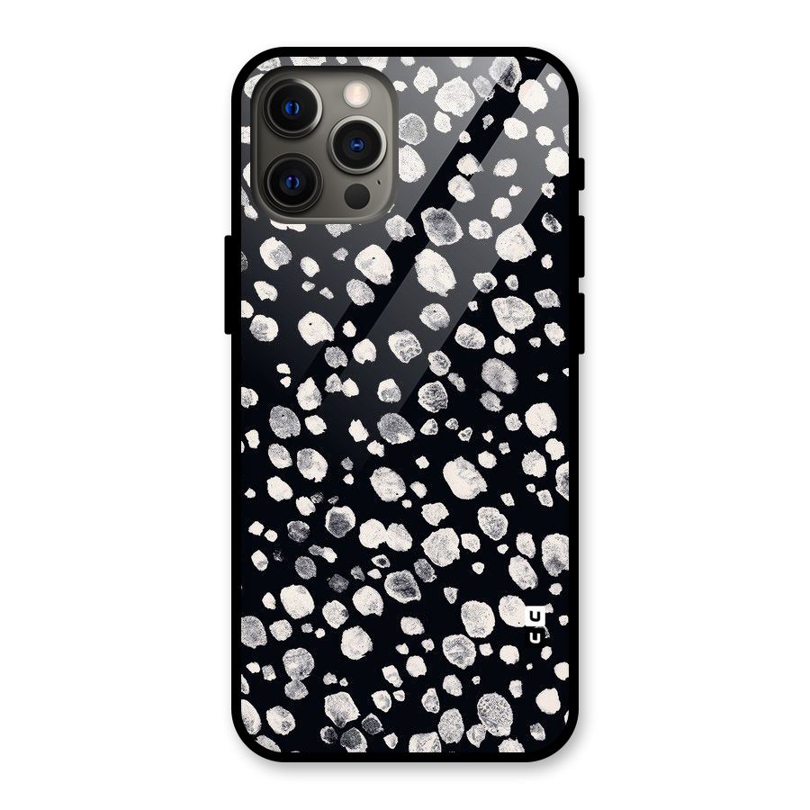 Classic Rocks Pattern Glass Back Case for iPhone 12 Pro Max