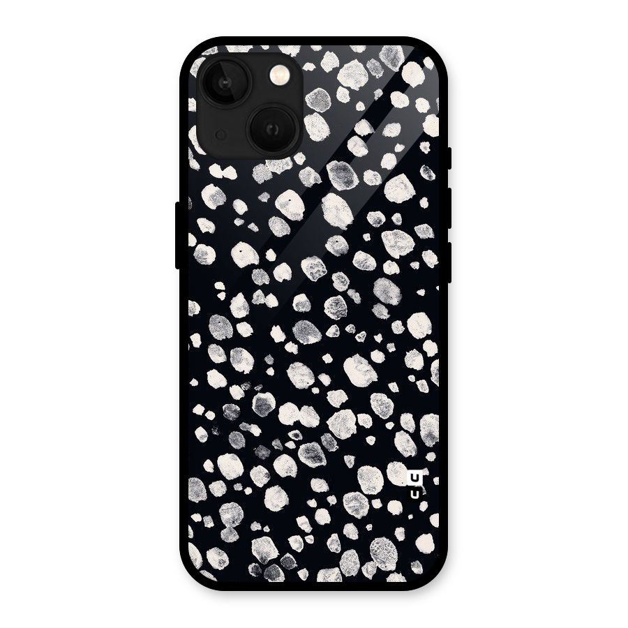 Classic Rocks Pattern Glass Back Case for iPhone 13