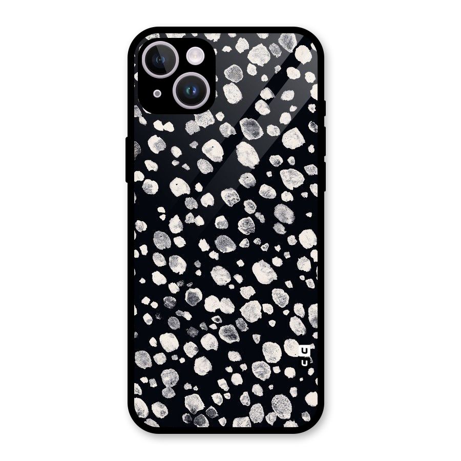 Classic Rocks Pattern Glass Back Case for iPhone 14 Plus