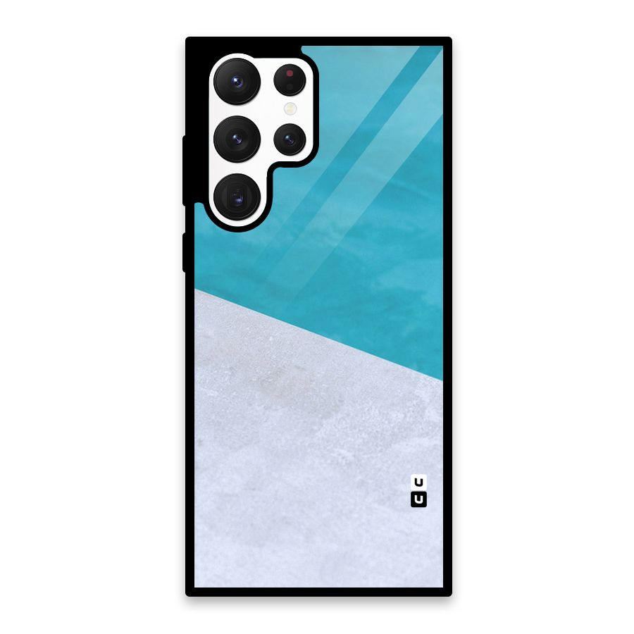 Classic Rug Design Glass Back Case for Galaxy S22 Ultra 5G