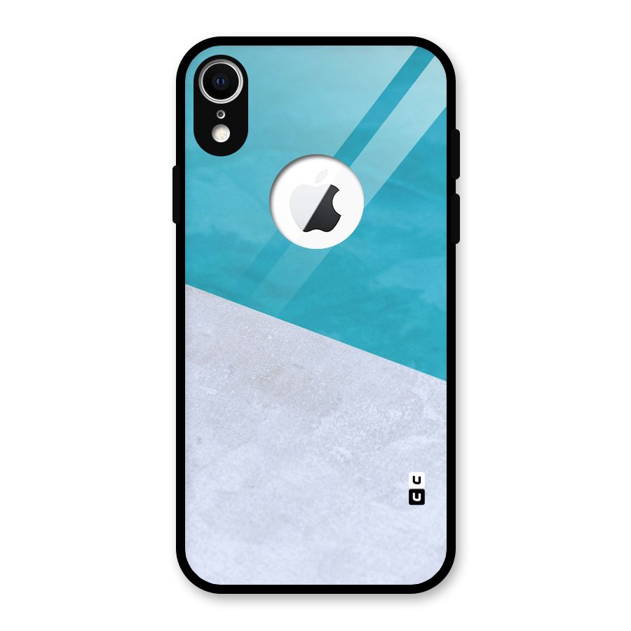 Classic Rug Design Glass Back Case for iPhone XR Logo Cut