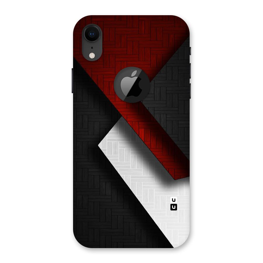 Classic Shades Design Back Case for iPhone XR Logo Cut