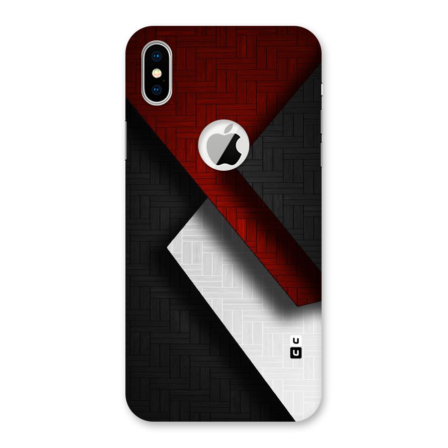 Classic Shades Design Back Case for iPhone XS Logo Cut