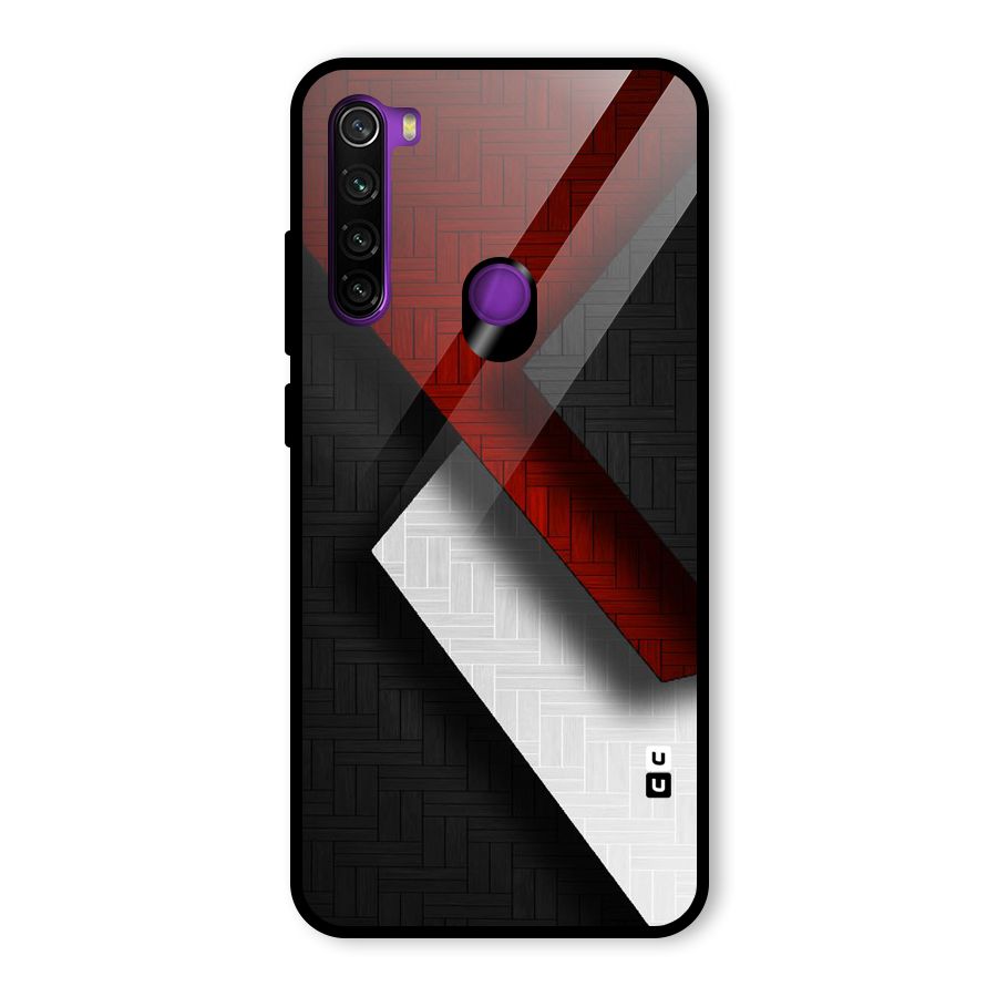 Classic Shades Design Glass Back Case for Redmi Note 8