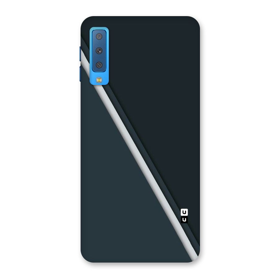 Classic Single Stripe Back Case for Galaxy A7 (2018)