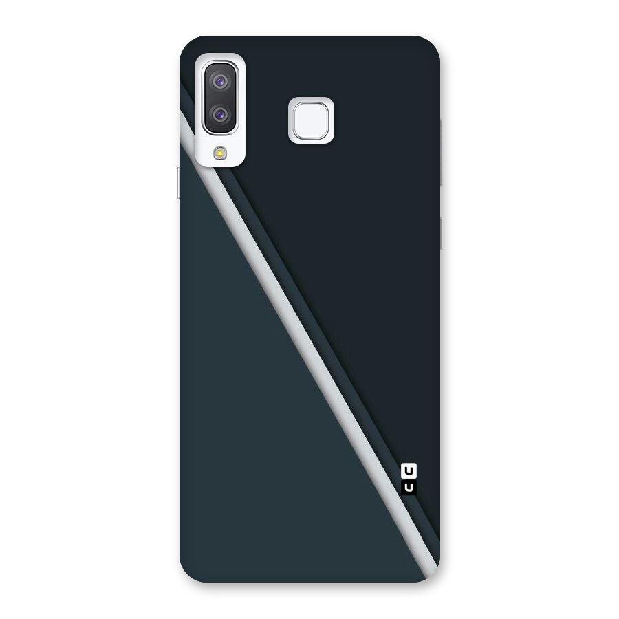 Classic Single Stripe Back Case for Galaxy A8 Star