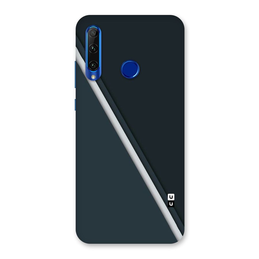 Classic Single Stripe Back Case for Honor 20i