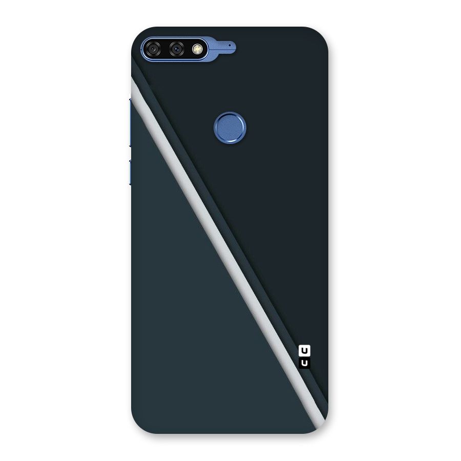 Classic Single Stripe Back Case for Honor 7C