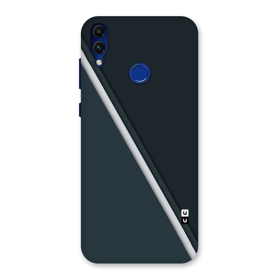 Classic Single Stripe Back Case for Honor 8C