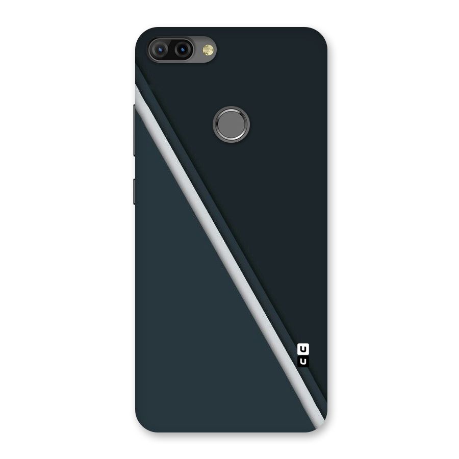 Classic Single Stripe Back Case for Infinix Hot 6 Pro