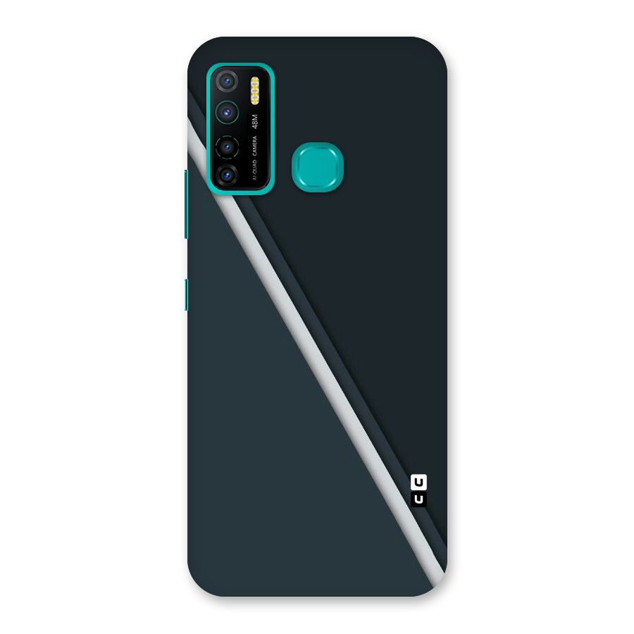 Classic Single Stripe Back Case for Infinix Hot 9 Pro