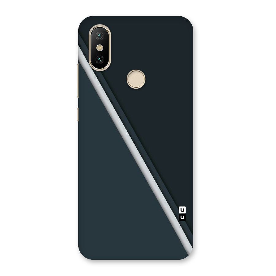 Classic Single Stripe Back Case for Mi A2