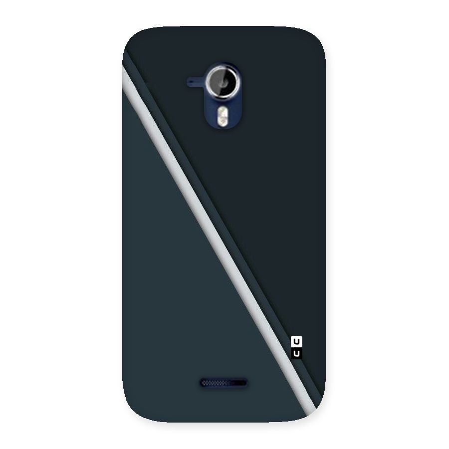 Classic Single Stripe Back Case for Micromax Canvas Magnus A117