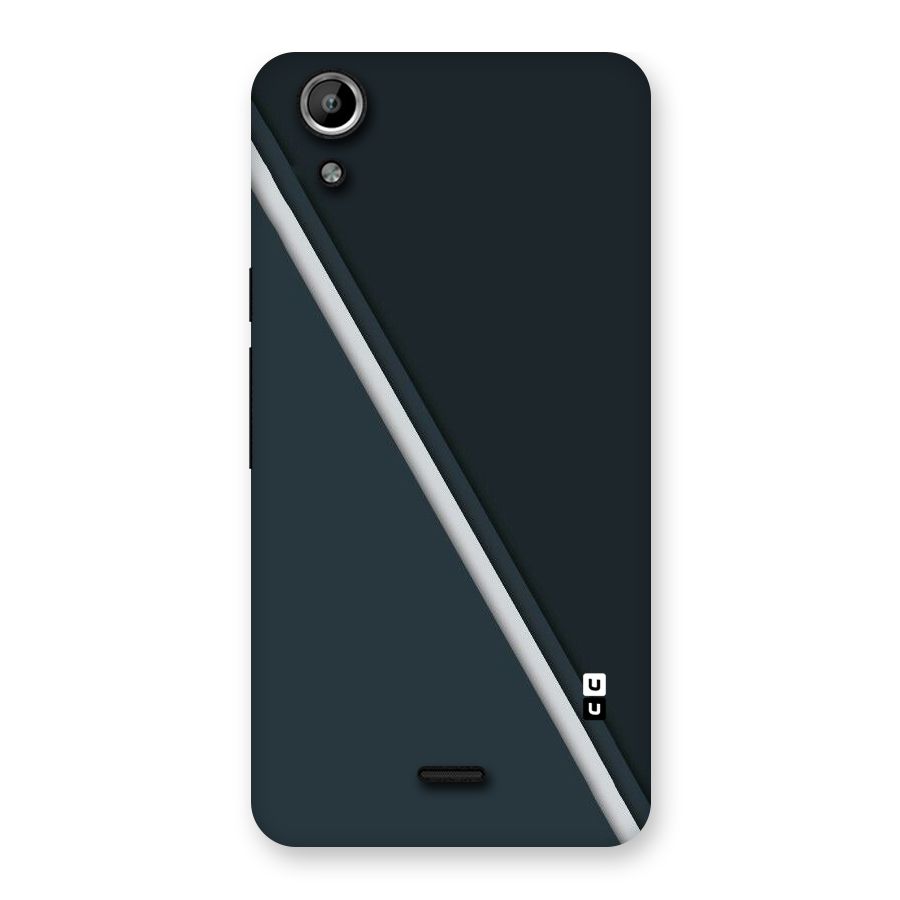 Classic Single Stripe Back Case for Micromax Canvas Selfie Lens Q345