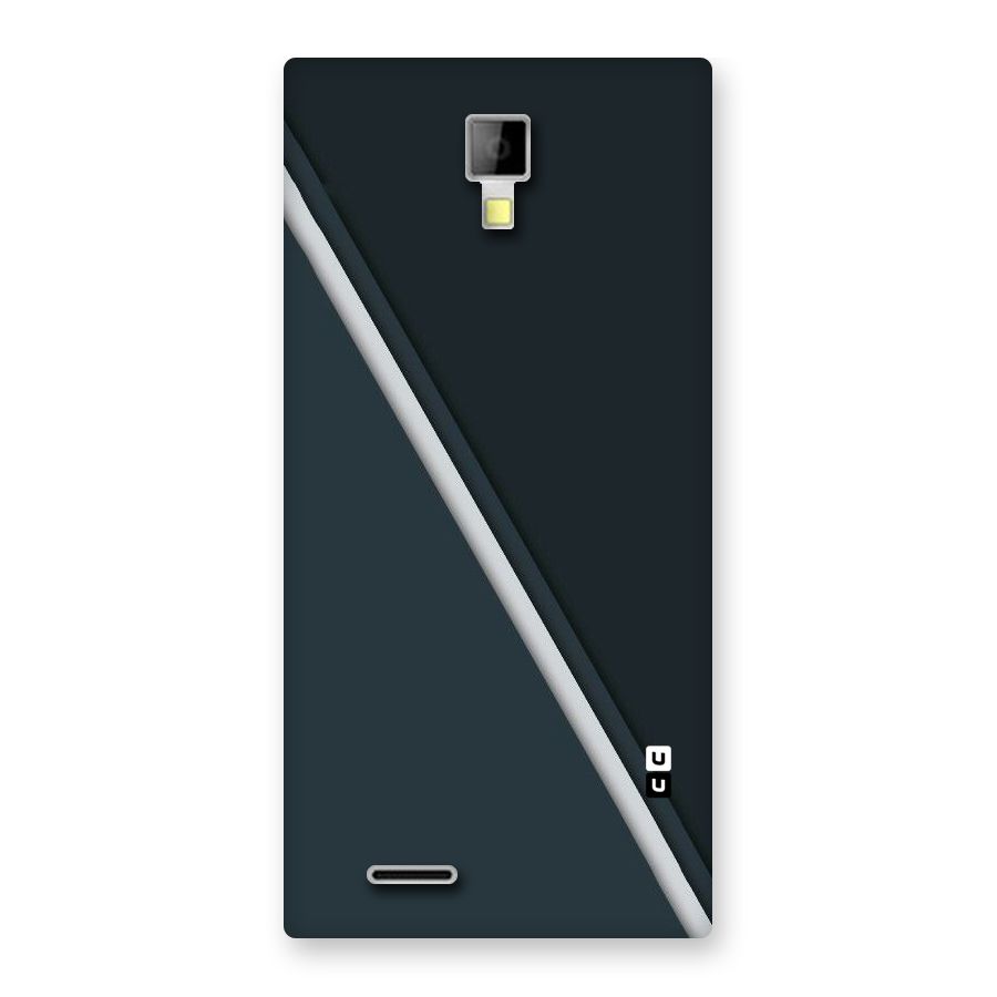 Classic Single Stripe Back Case for Micromax Canvas Xpress A99