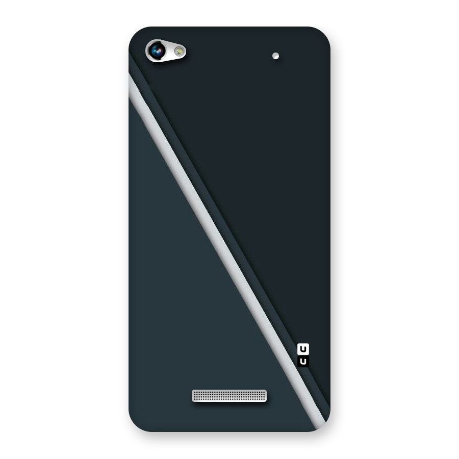 Classic Single Stripe Back Case for Micromax Hue 2