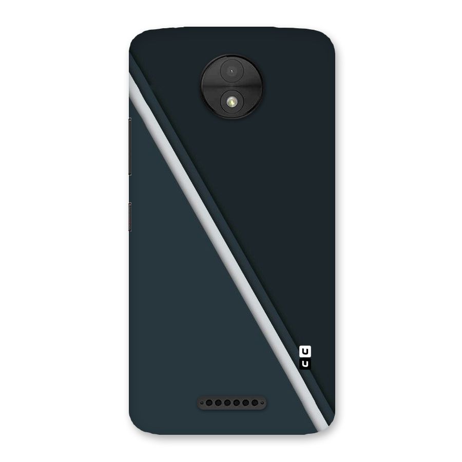 Classic Single Stripe Back Case for Moto C