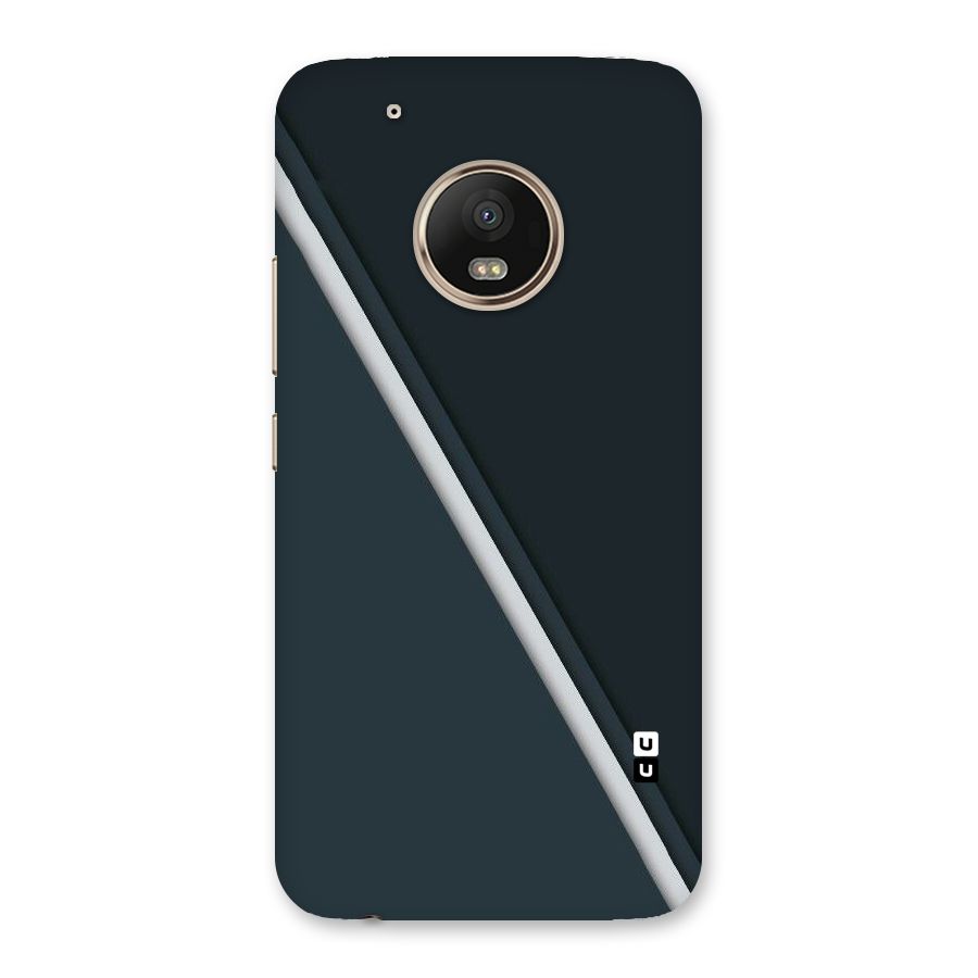 Classic Single Stripe Back Case for Moto G5 Plus