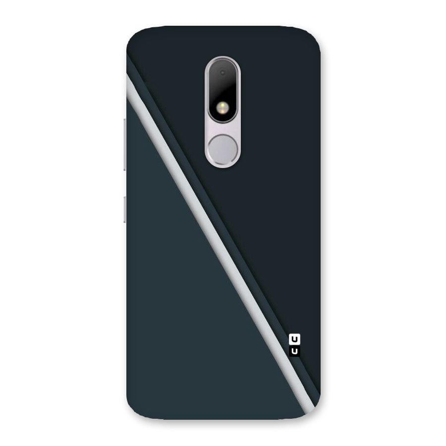 Classic Single Stripe Back Case for Moto M