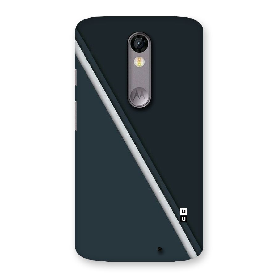 Classic Single Stripe Back Case for Moto X Force