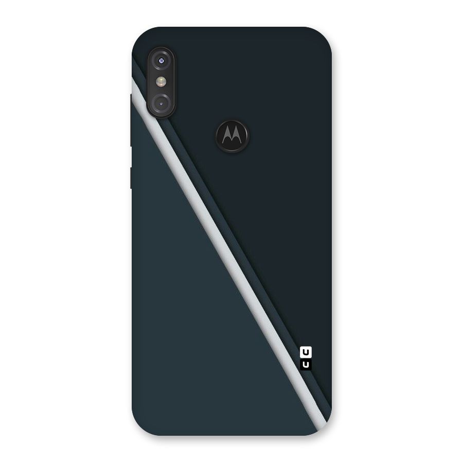 Classic Single Stripe Back Case for Motorola One Power