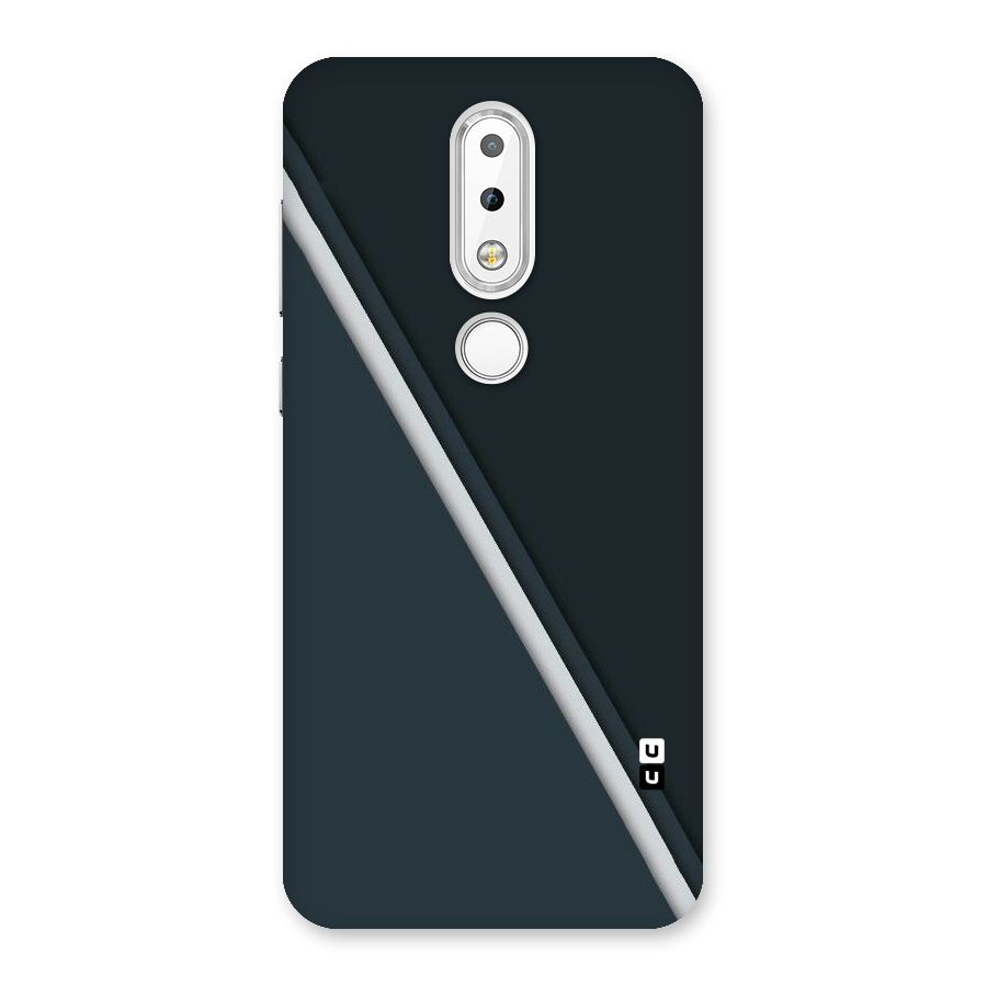 Classic Single Stripe Back Case for Nokia 6.1 Plus