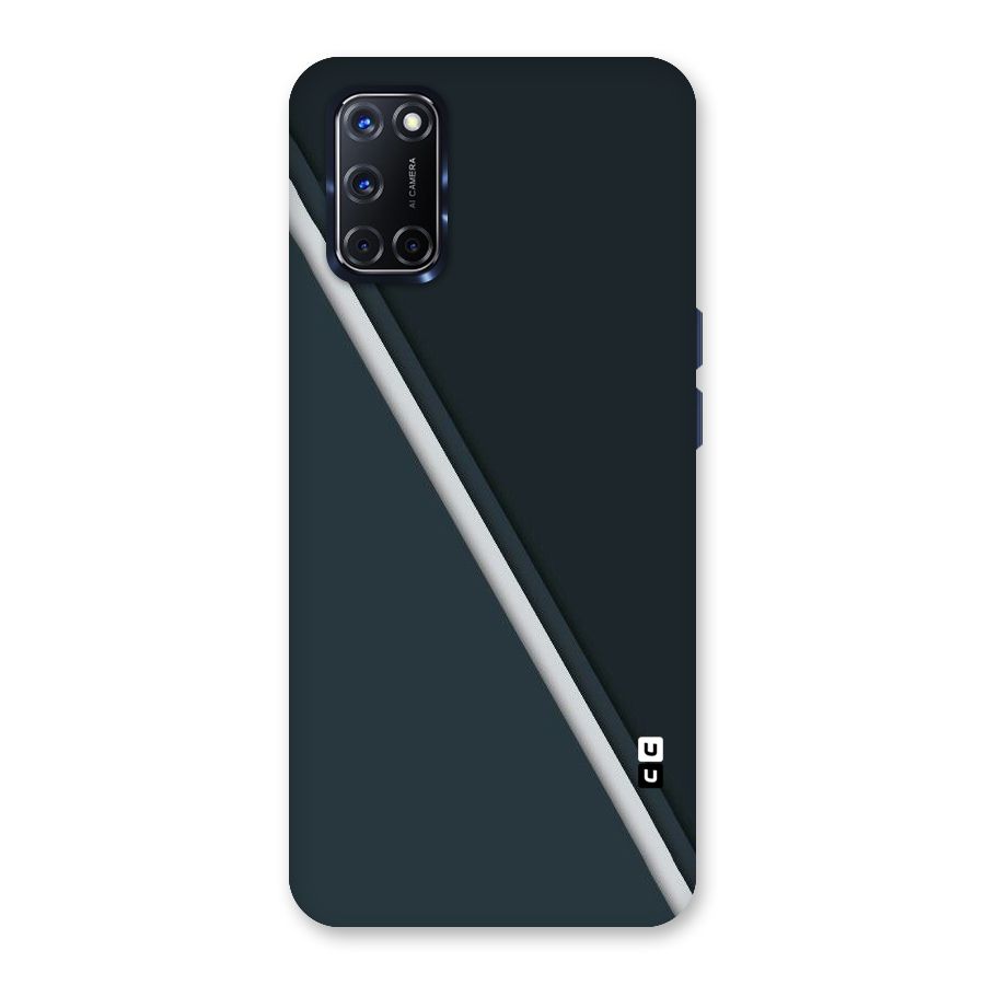 Classic Single Stripe Back Case for Oppo A52