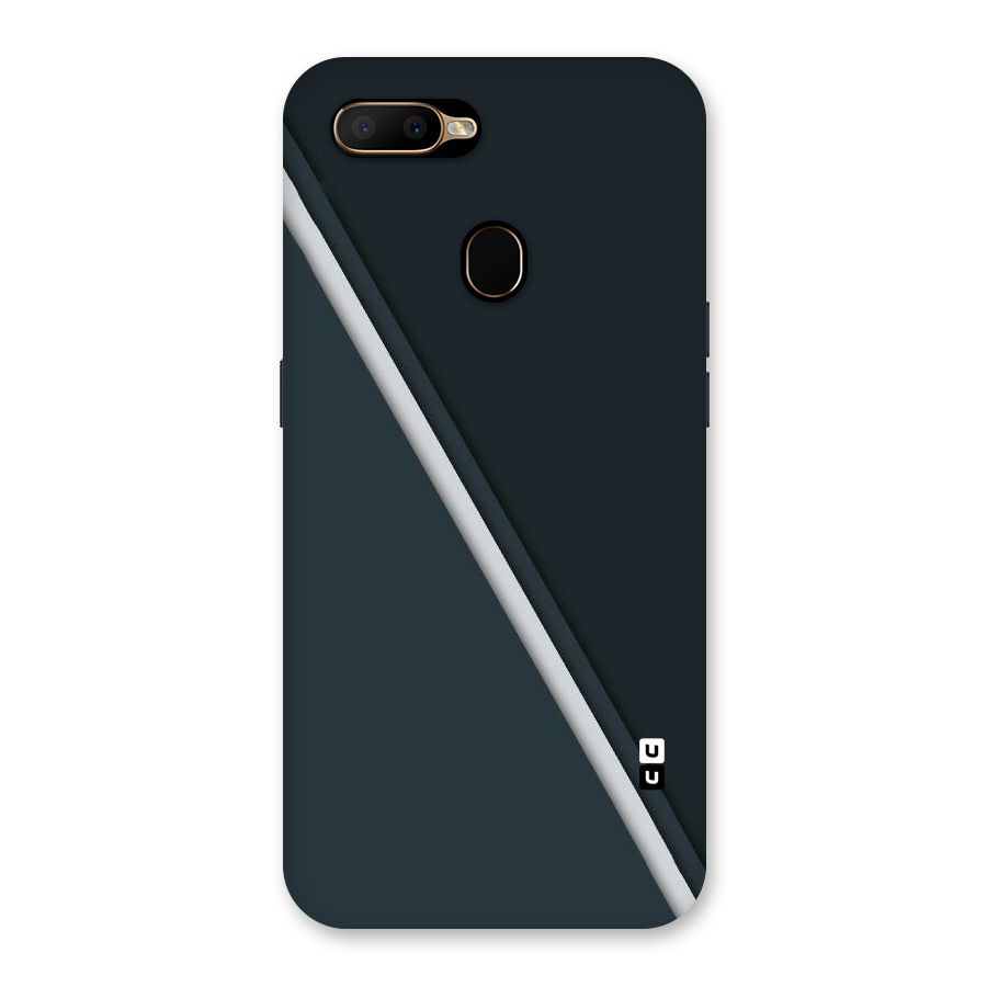 Classic Single Stripe Back Case for Oppo A5s