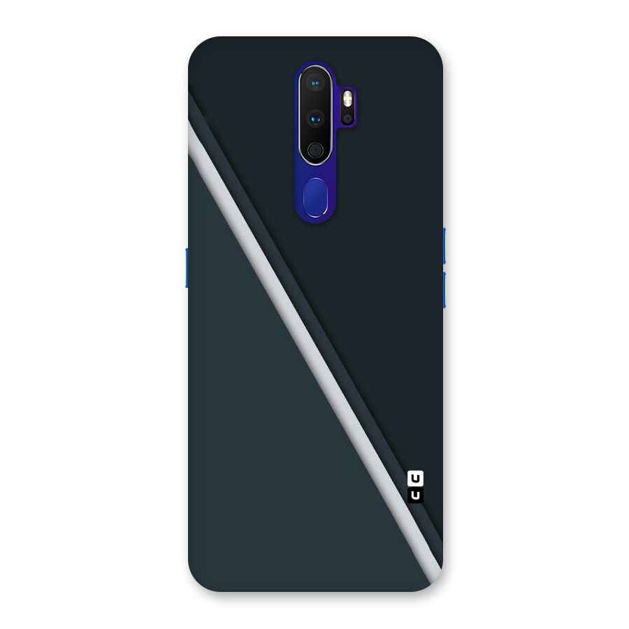 Classic Single Stripe Back Case for Oppo A9 (2020)