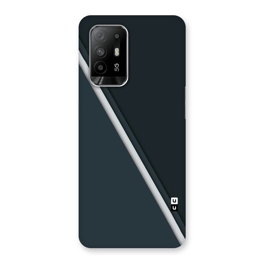 Classic Single Stripe Back Case for Oppo F19 Pro Plus 5G