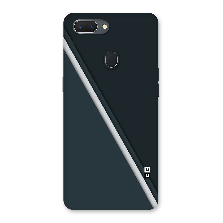 Classic Single Stripe Back Case for Oppo Realme 2