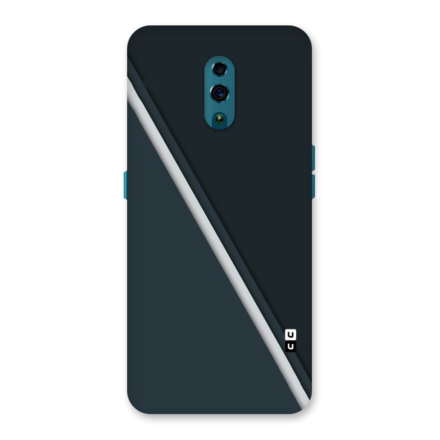 Classic Single Stripe Back Case for Oppo Reno