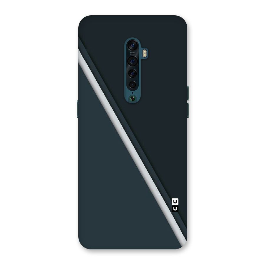 Classic Single Stripe Back Case for Oppo Reno2