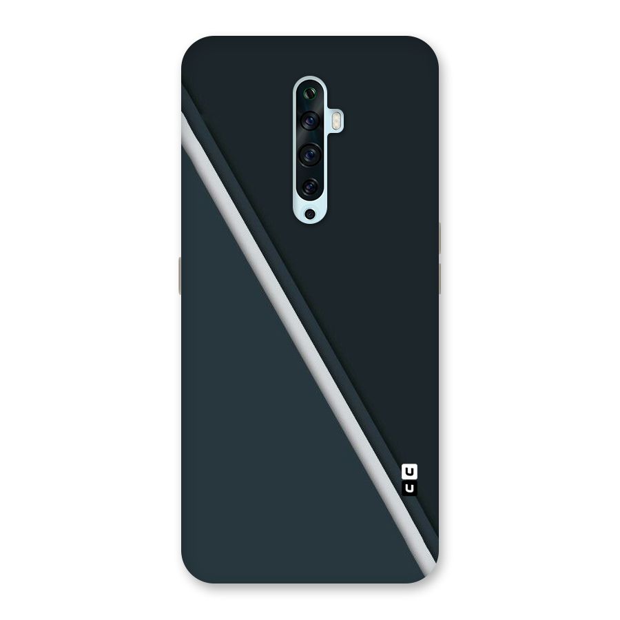 Classic Single Stripe Back Case for Oppo Reno2 F