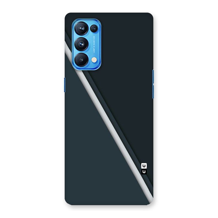Classic Single Stripe Back Case for Oppo Reno5 Pro 5G