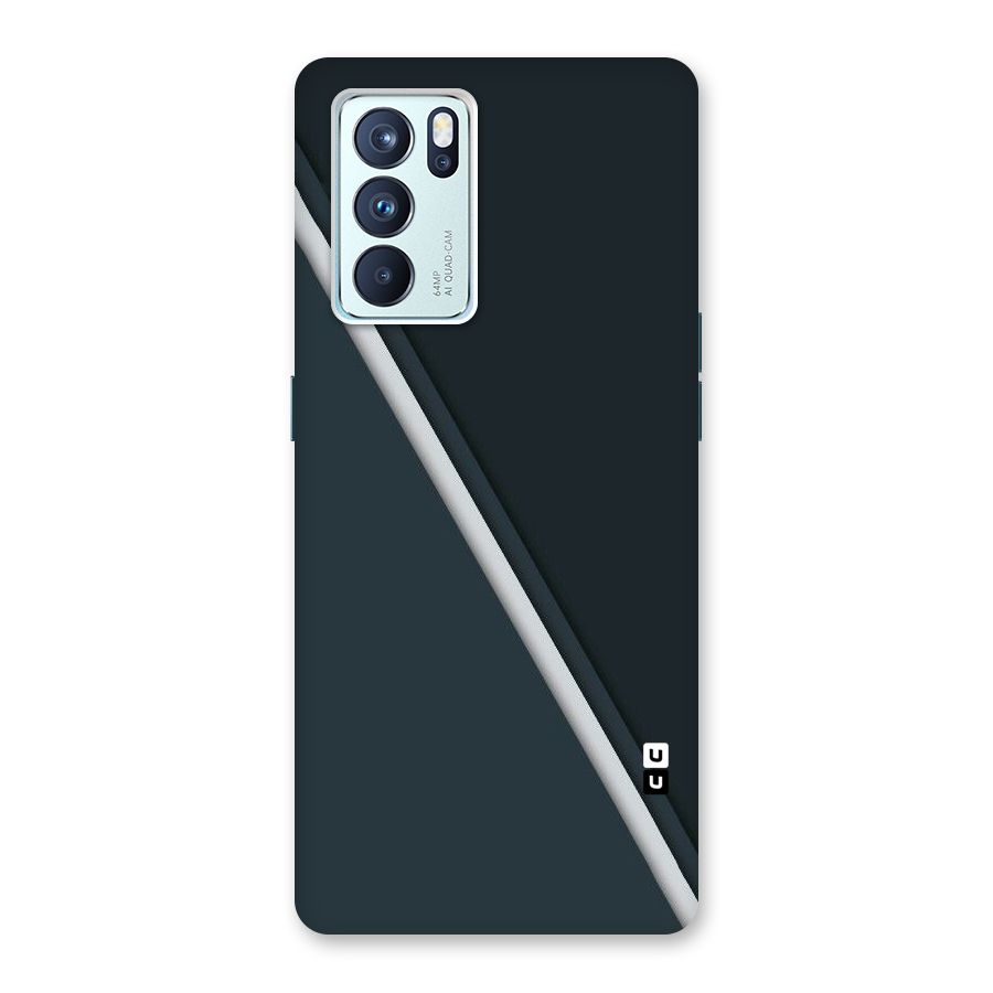 Classic Single Stripe Back Case for Oppo Reno6 Pro 5G