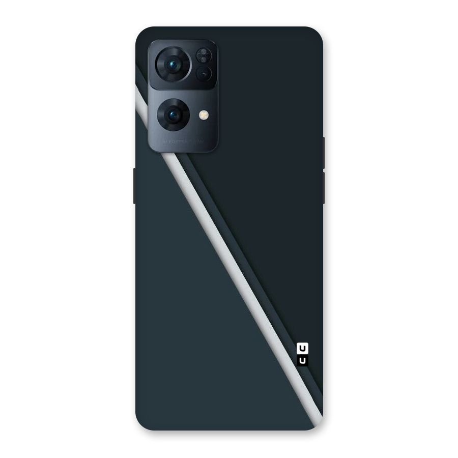 Classic Single Stripe Back Case for Oppo Reno7 Pro 5G