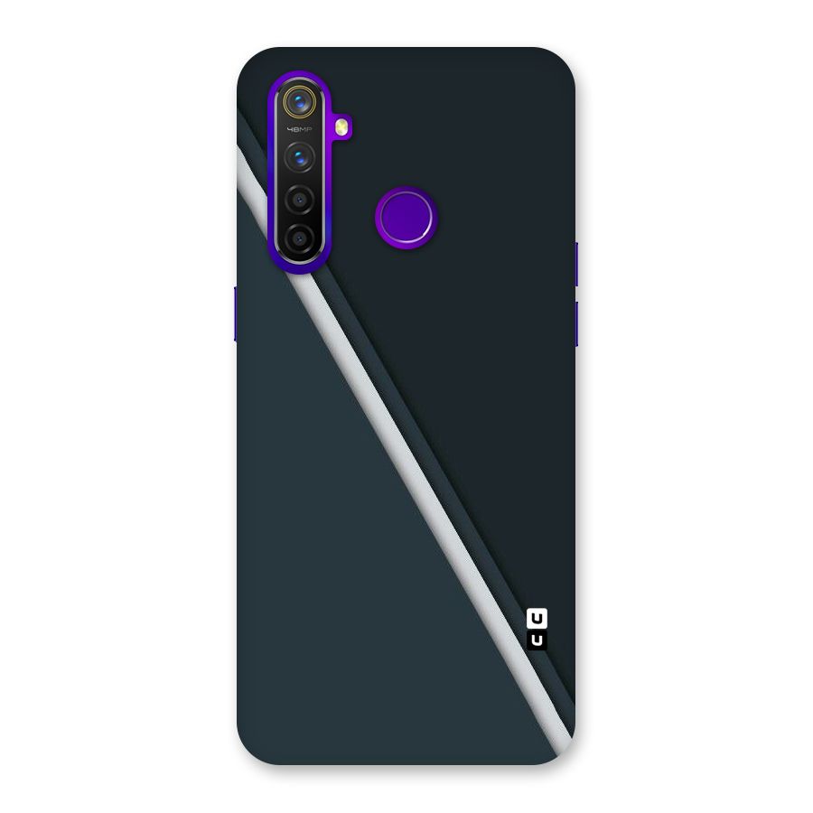 Classic Single Stripe Back Case for Realme 5 Pro